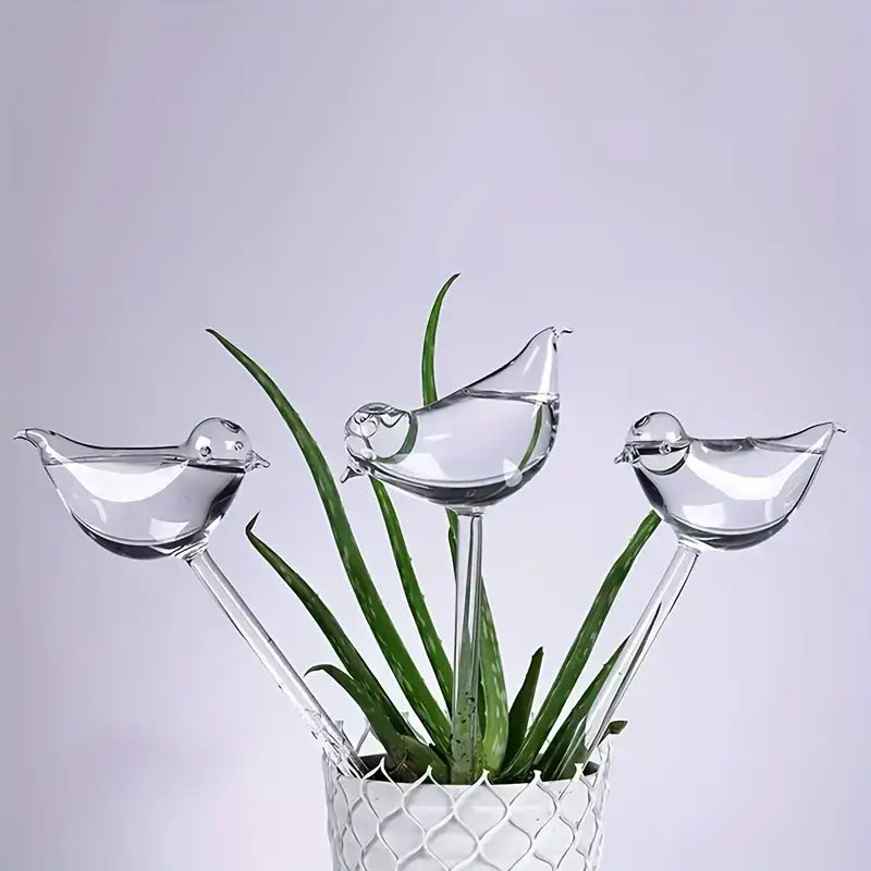 Bird Shaped Self Watering Plant Stakes Set of 3