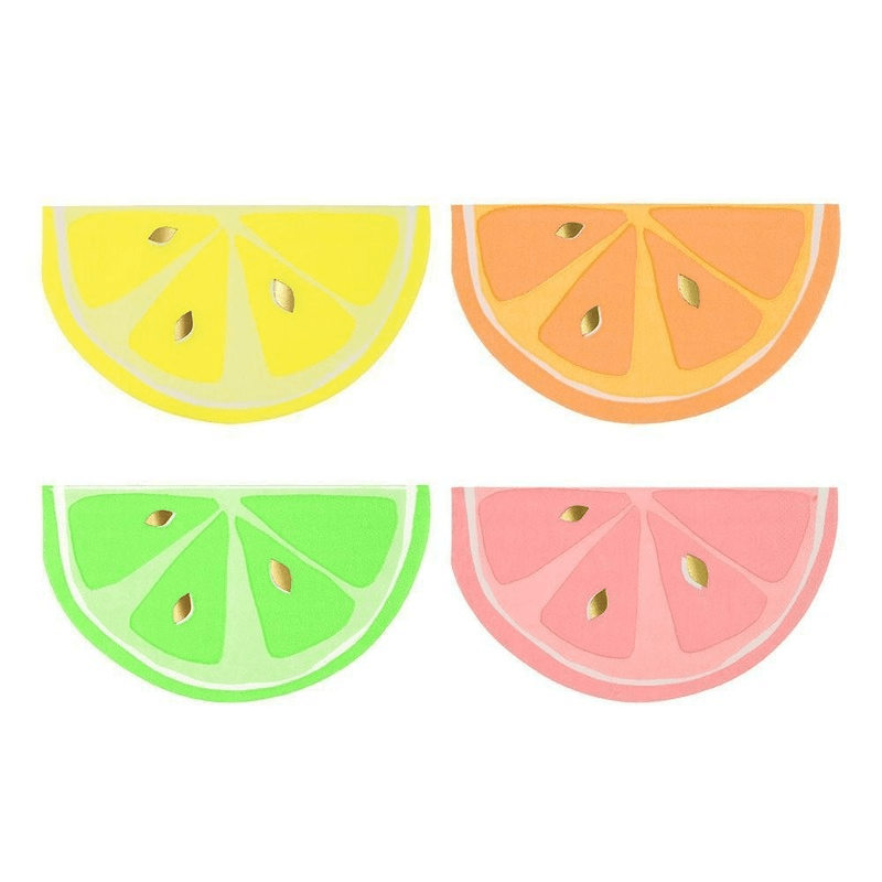 Citrus Fruit Paper Napkins
