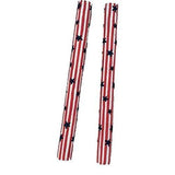 One Hundred 80 Degrees Red White Blue Americana Taper Candles (Set/2) - A Gifted Solution
