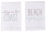 Beach House and Cottage on Coast Linen Guest Towels