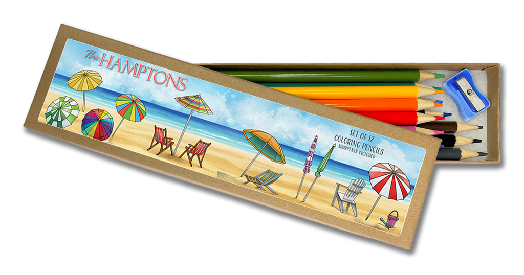Hamptons Coloring Pencil Box Set