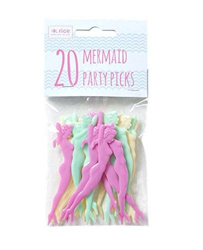 Mermaid Melamine Party Picks