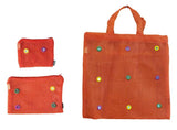 Orange Tote Bag and Accessories Set - A Gifted Solution