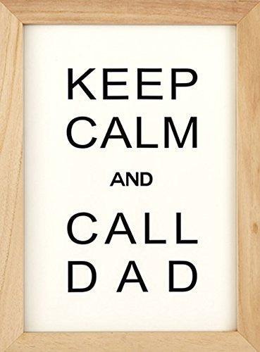 Keep Calm and Call Dad Wall Plaque