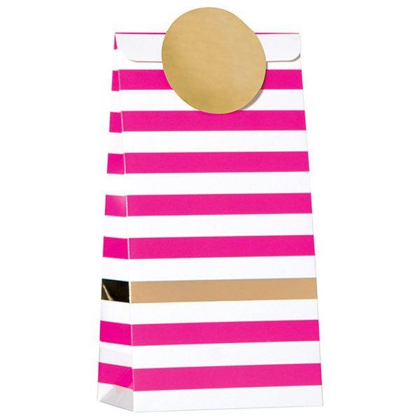 Stripe Paper Treat Bags