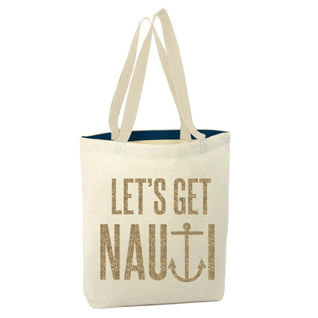 Let's Get Nauti Tote Bag