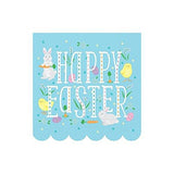 Happy Easter Bunnies Beverage Paper Napkins 20 ct - A Gifted Solution