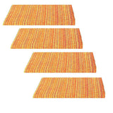 Split P Fiesta Orange Weave Placemats Set of 4 - A Gifted Solution