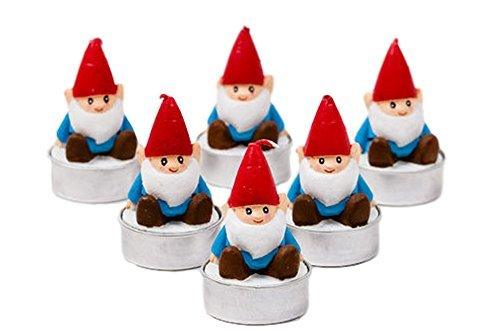 One Hundred 80 Degrees Gnome Tealights Set of 6