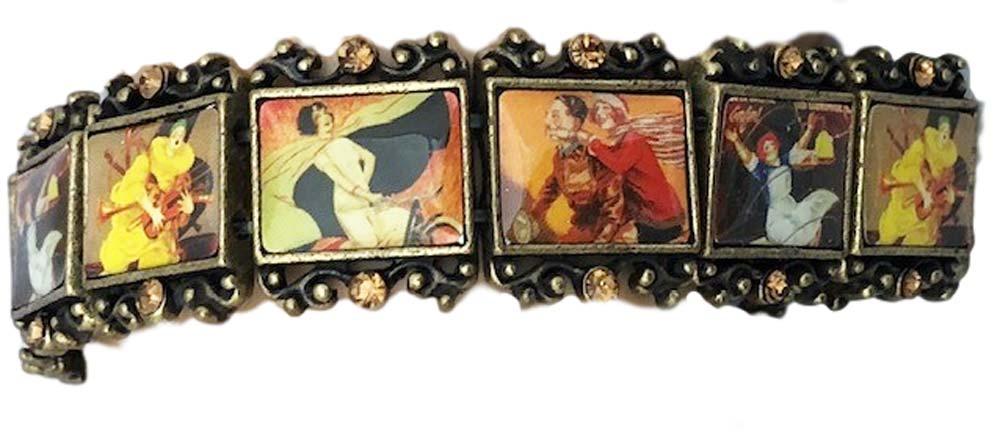 1940s Female Tile Bracelet