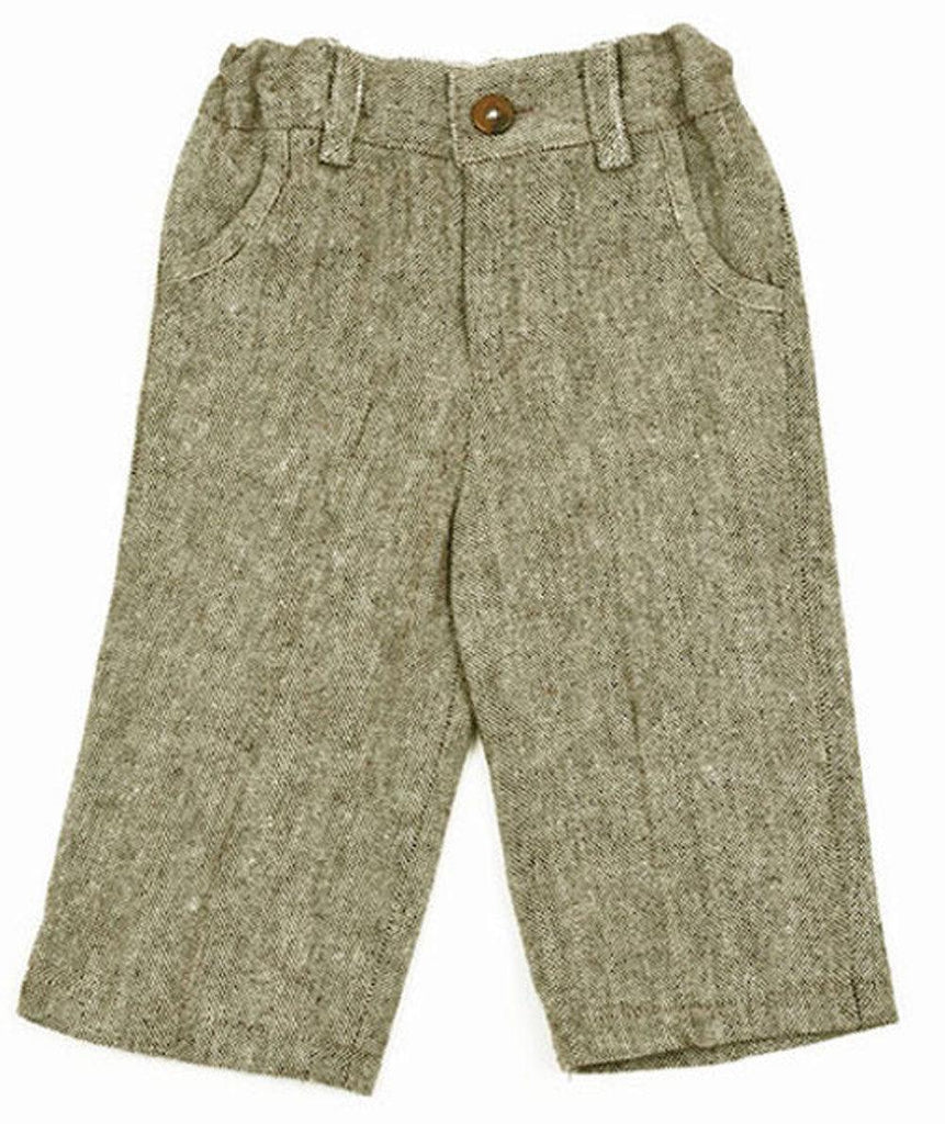 Brown Tweed Infant Pants 6-12 mo