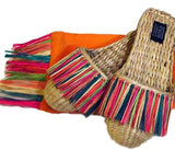 Multicolor Raffia Slippers - A Gifted Solution