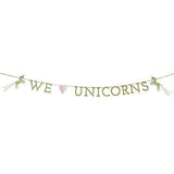 Talking Tables We Hearts Unicorn Banner