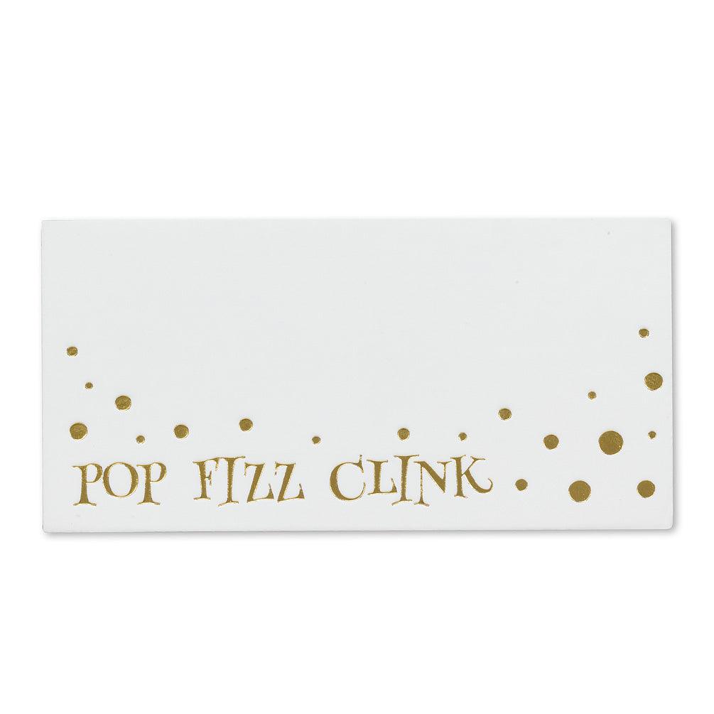 Pop Fizz Clink Placecards