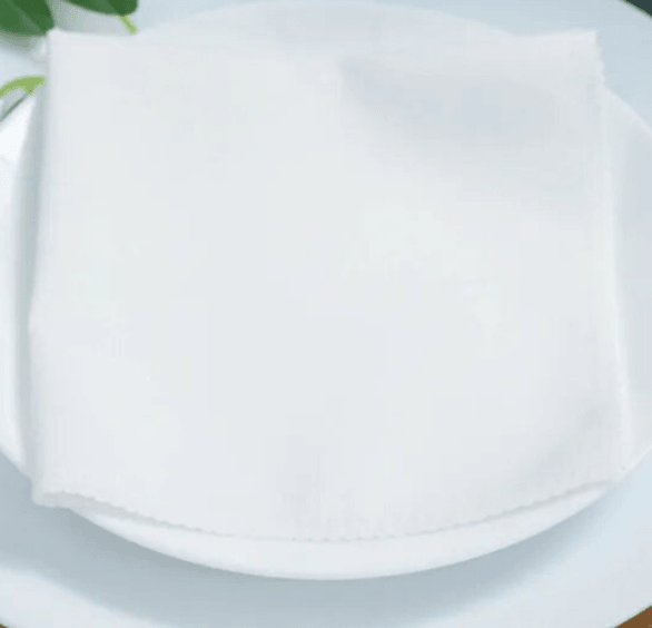 White Cloth Dinner Napkins Set of 4
