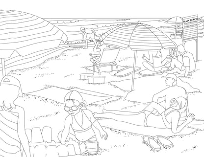 Color The Hamptons Coloring Book