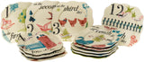 12 Days of Christmas Plates (Set/12) - A Gifted Solution