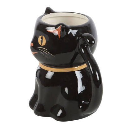 Black Cat Halloween Mug