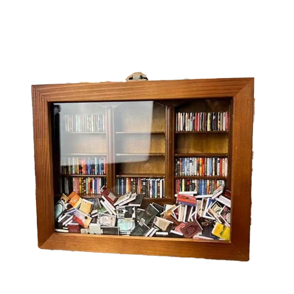Miniature Library Figurine
