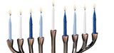 Blue and White Hanukkah Candles - A Gifted Solution