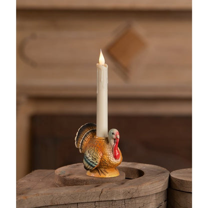 Bethany Lowe Vintage Inspired Turkey Candle Holder