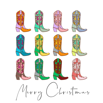 Cowboy Christmas Acrylic Tray