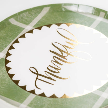 Harvest Thankful Paper Dessert Plates
