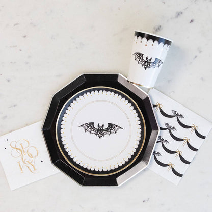 Halloween Bat Paper Cups