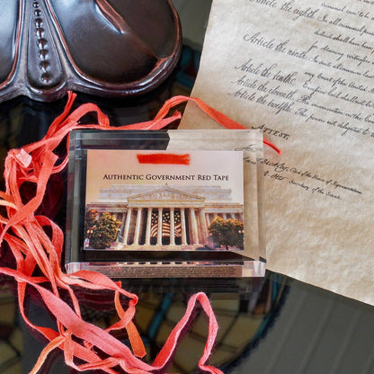 Government Red Tape National Archives Paperweight