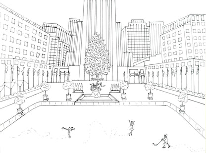 New York City Coloring Book