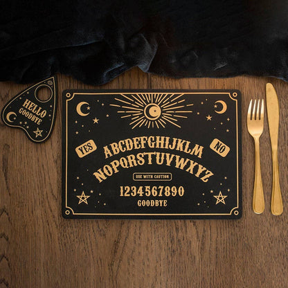 Ouija Board Placemat and Coaster Set