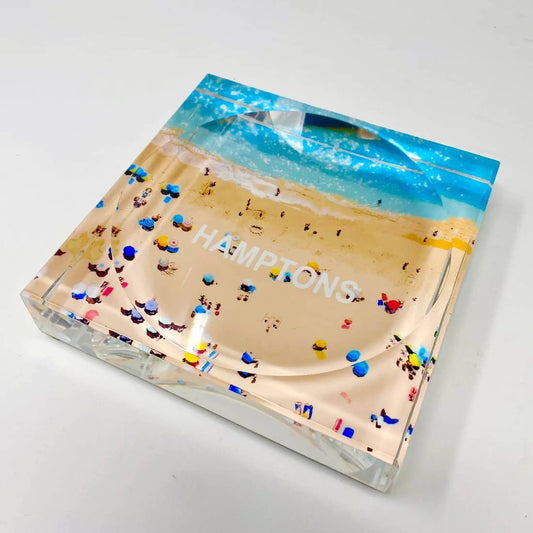 Hamptons Beach Acrylic Block Dish