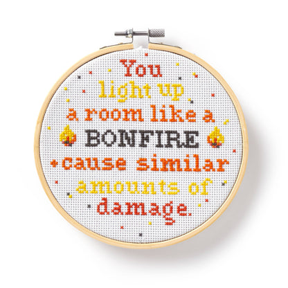 You Light Up A Room Cross Stitch Kit