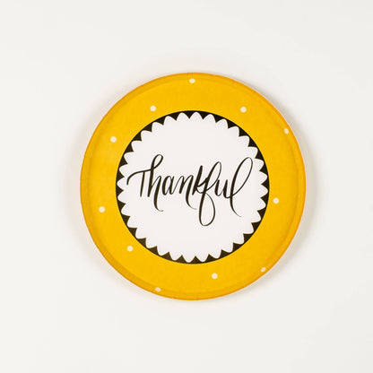 Harvest Thankful Paper Dessert Plates