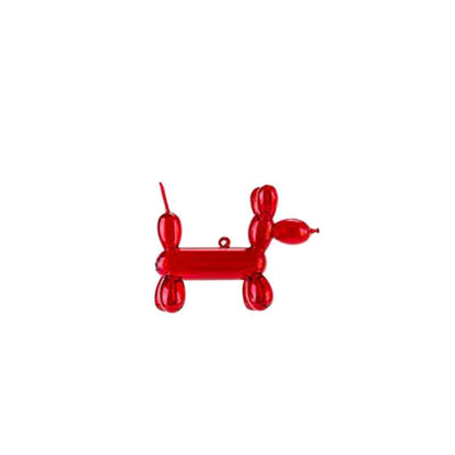 Colorful Balloon Dogs Ornaments Set of 6