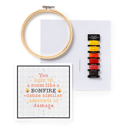 You Light Up A Room Cross Stitch Kit