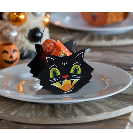 Black Cat Miniature Bucket