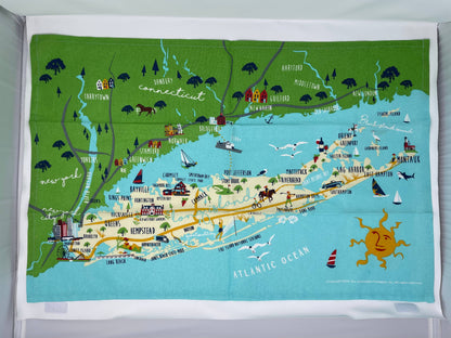 Long Island New York  Kitchen Towel