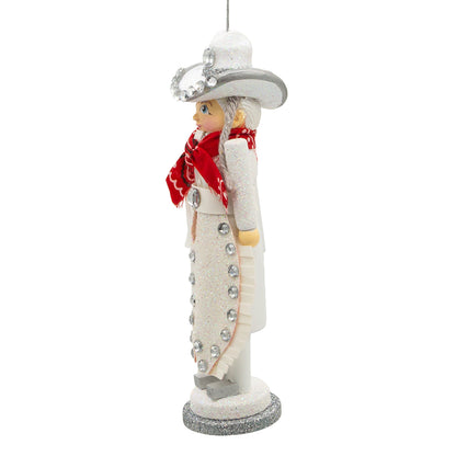 Rhinestone Cowgirl Nutcracker Ornament
