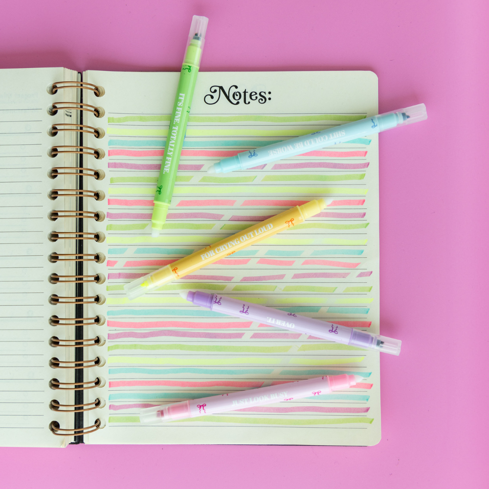 Highlighter In Book Book Club Erasable Highlighter Set – A Gifted Solution