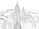 New York City Coloring Book
