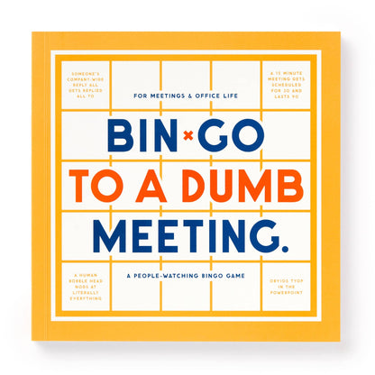  Dumb Meeting Bingo Game