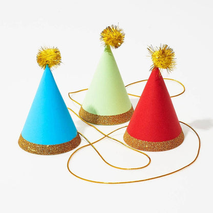 Miniature Colorful Party Hats