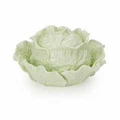 Two's Company Lettuce Design Tureen and Serving Bowl Set