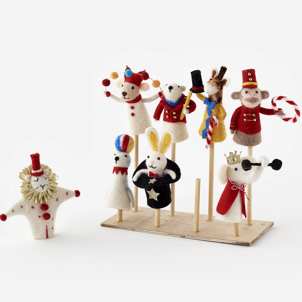 Circus Finger Puppets Set of 8