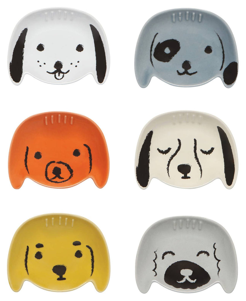 Puppy Love Shaped Small Bowls Set of 6