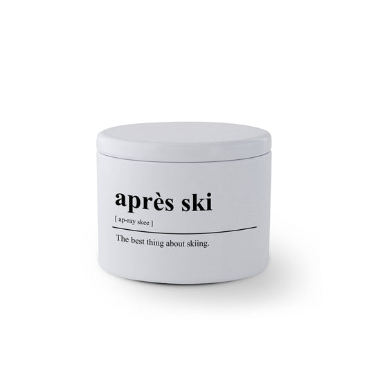 Apres Ski Definition Travel Candle