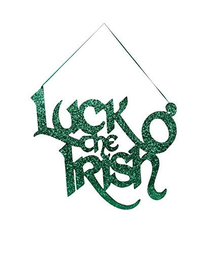 Bethany Lowe Glittered Luck of the Irish Sign