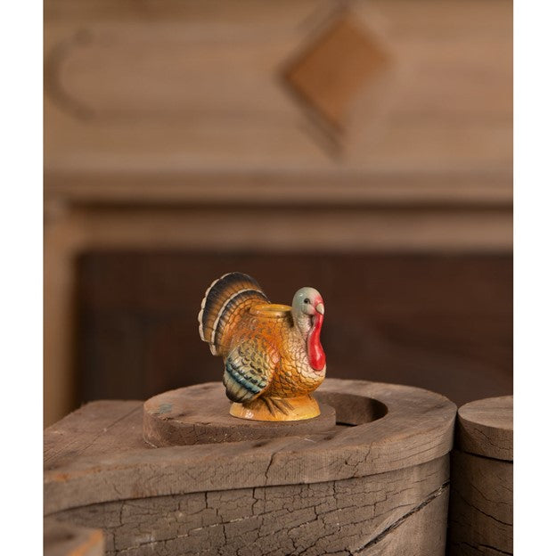 Bethany Lowe Vintage Inspired Turkey Candle Holder