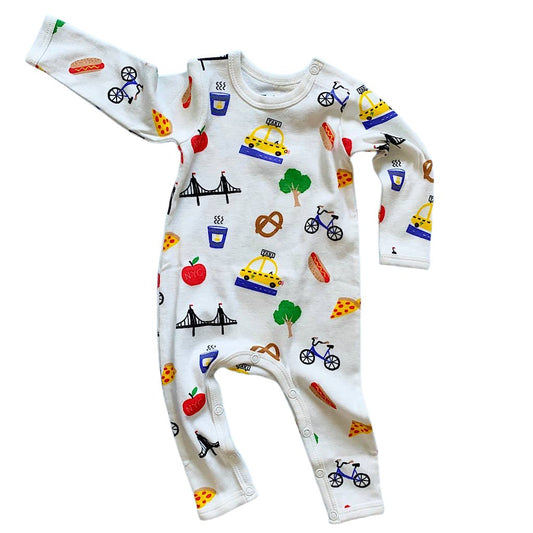 Big City Organic Cotton Baby Romper